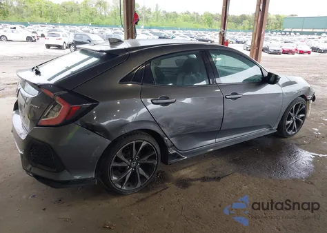 2018 Honda Civic Sport from USA, damaged, VIN SHHFK7H4XJU427093